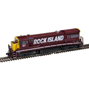 Atlas N U33B Rock Island w/ DCC & Sound