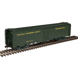 Atlas HO Steel Express Reefer Railway Express Agency "Early 1950s Scheme"