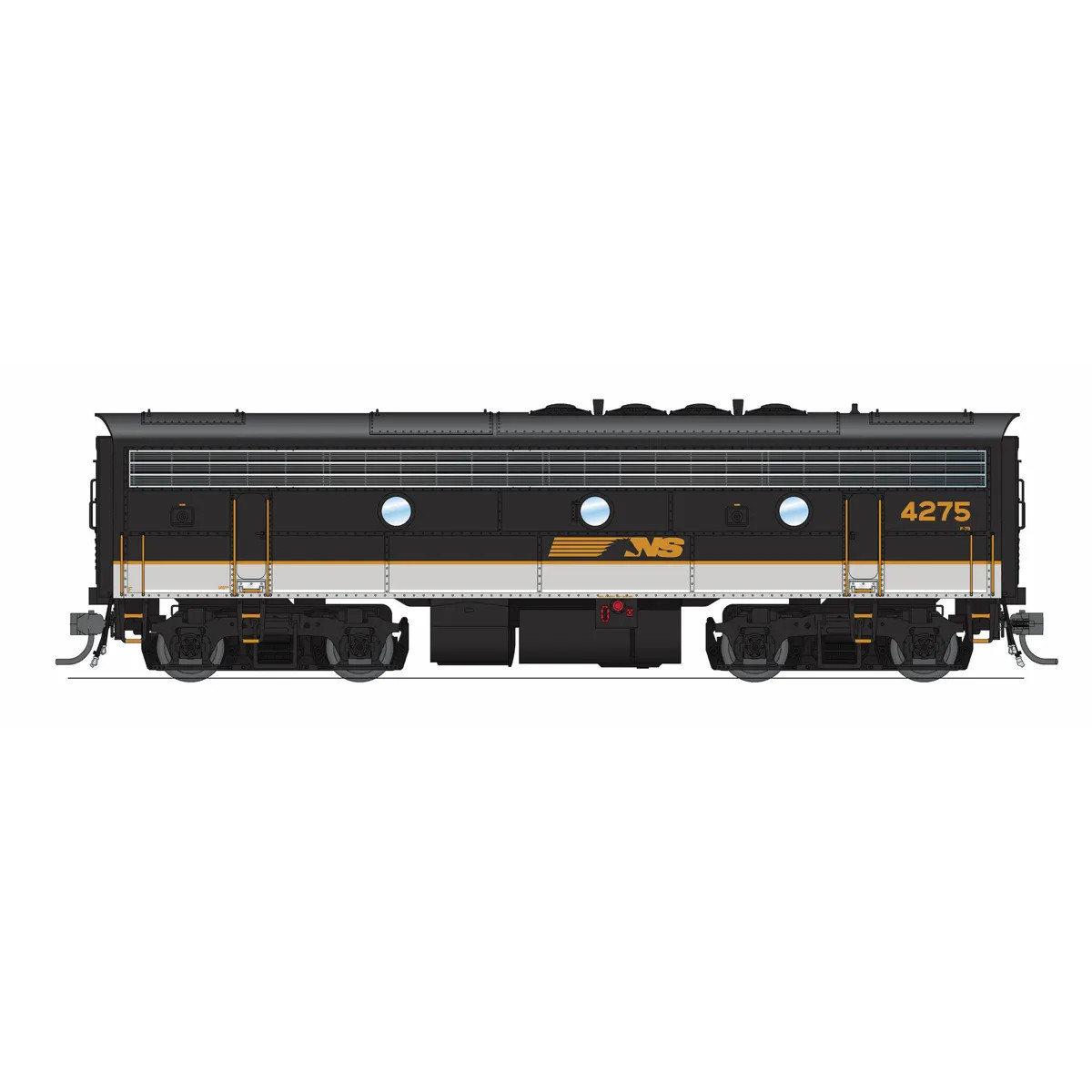Broadway Limited Paragon 4 HO F7B Norfolk Southern "Tuxedo" w/ DCC & Sound