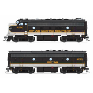 Broadway Limited Paragon 4 HO F7A&B Norfolk Southern "Tuxedo" w/ DCC & Sound
