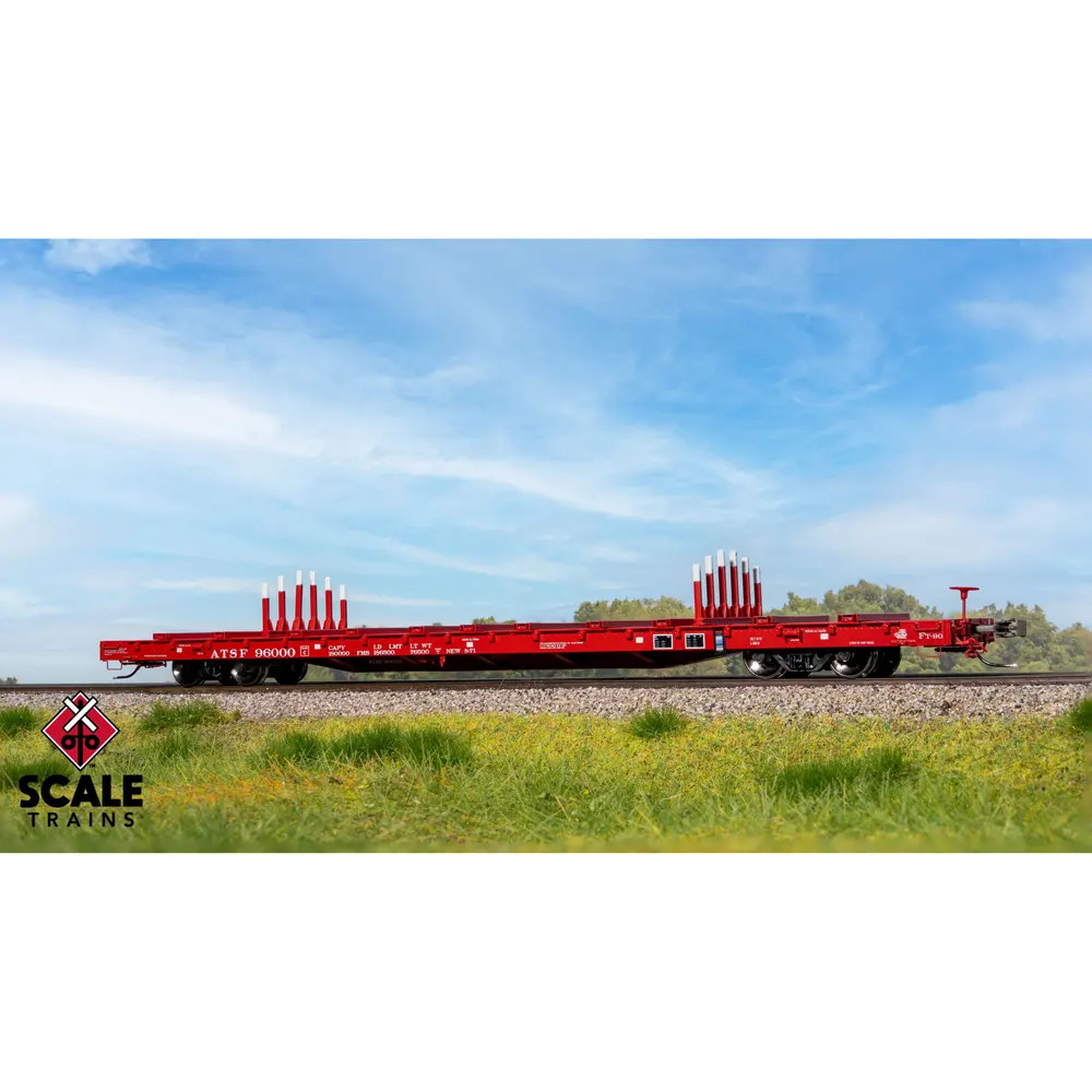 Scale Trains HO Rivet Counter F68BH Finger Rack Car Santa Fe "Fantasy"