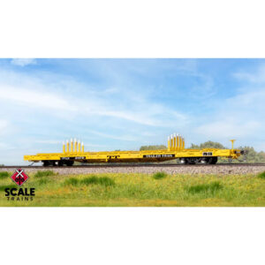 Scale Trains HO Rivet Counter F68BH Finger Rack Car Trailer Train "TT All Yellow, Fantasy"