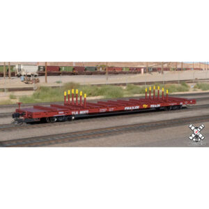 Scale Trains HO Rivet Counter F68BH Finger Rack Car Trailer Train "Oxide Red"