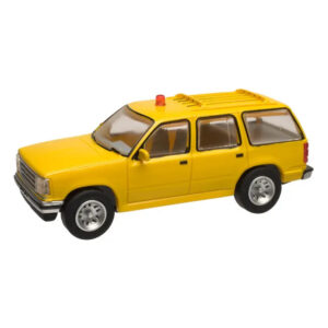 Atlas HO Ford 1993 Explorer Yellow w/ Beacon