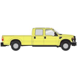 Atlas HO Ford 2008 F-350 Crew Cab Pickup Safety Yellow
