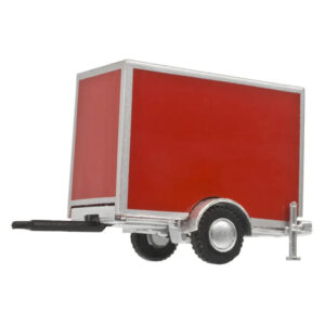 Atlas HO Box Trailer Red