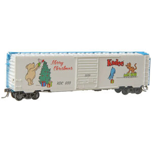 Kadee HO 50' PS-1 Box Car 2025 Christmas Car "Blue Detail Parts"