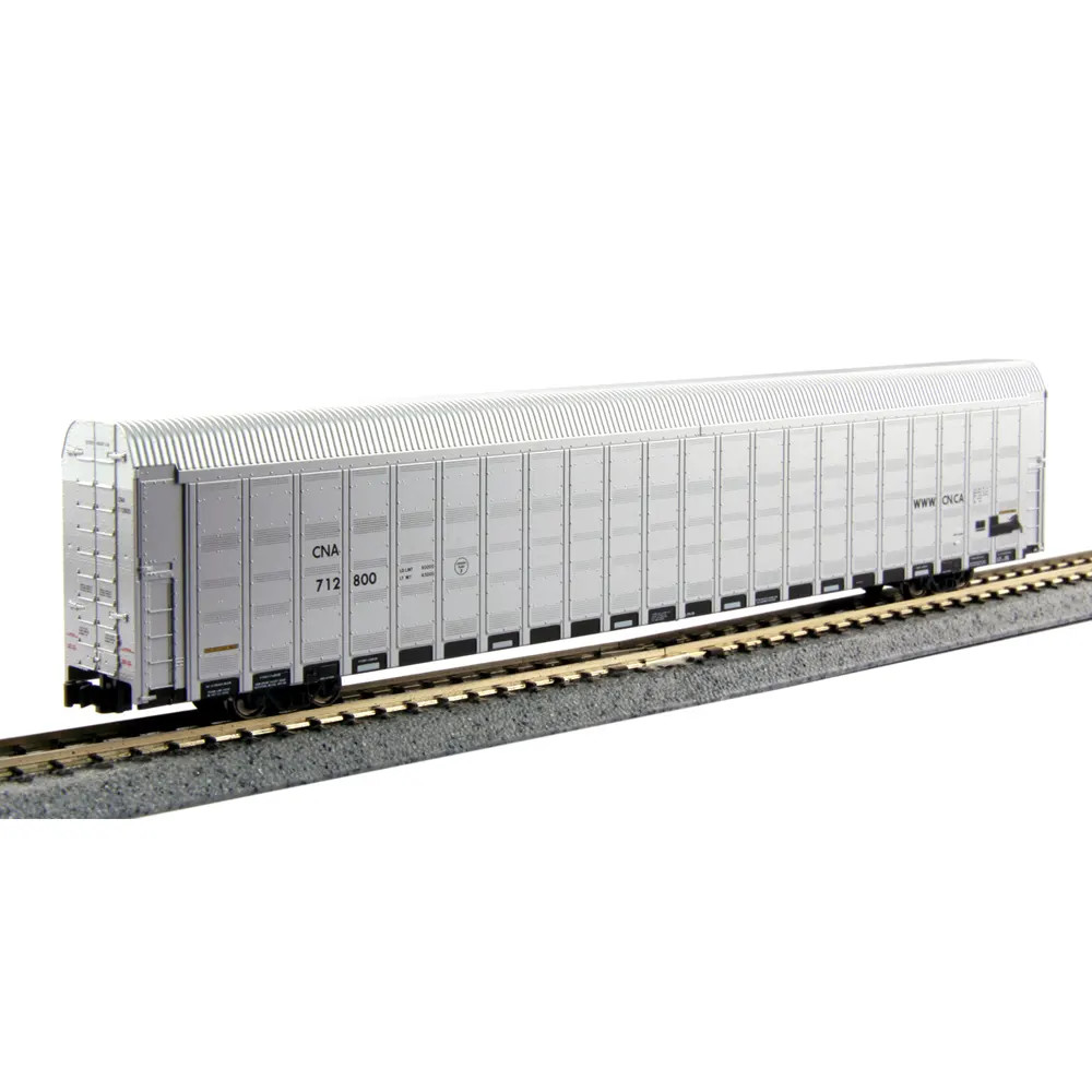 Kato N Aluminum Autoracks Canadian National 4 Car Set