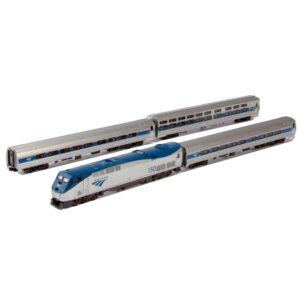 Kato N Amtrak P42 "Phase VI" Amfleet "Viewliner Intercity Express" 4 Unit Starter Set w/ DCC