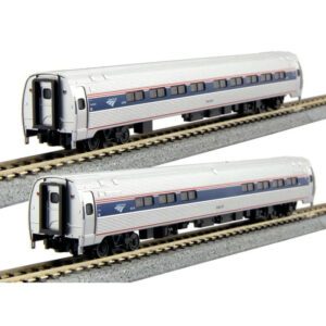 Kato N Amtrak Amfleet I Coach & Cafe "Phase VI" 2 Car Set B