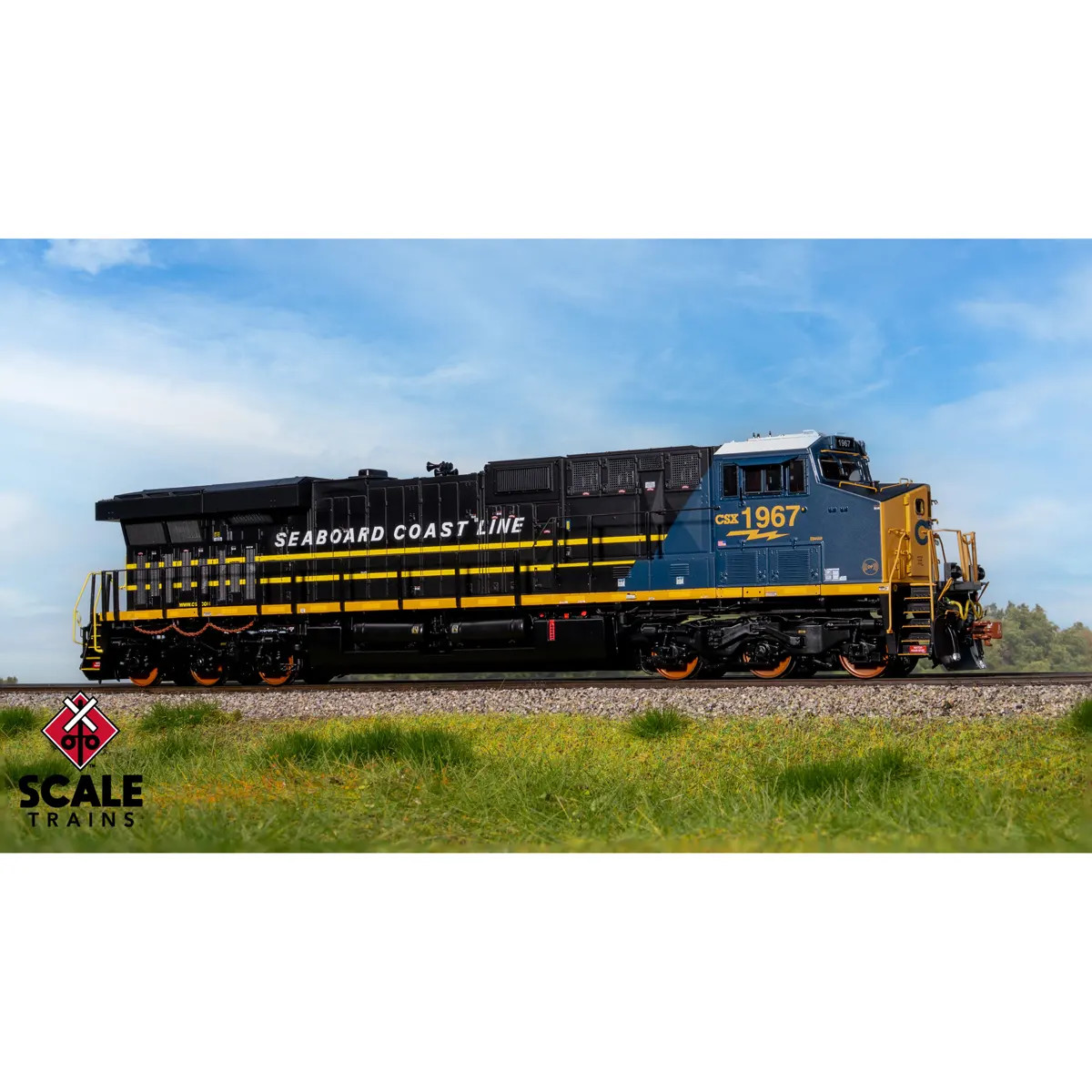 Scale Trains HO Rivet Counter ES44 Gevo CSX "SCL Heritage" w/ DCC & Sound #1967