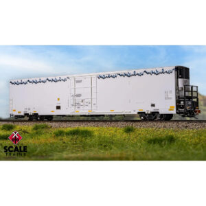 Scale Trains HO Rivet Counter Trinity 82' Reefer Data Only "Roofline Icicles, Carrier" w/ Sound