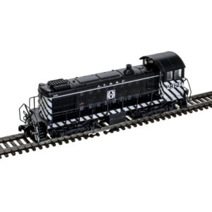 Atlas N S-2 Santa Fe "Zebra Stripes" w/ DCC & Sound