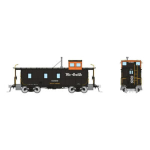 Rapido HO DRGW Steel Riveted Caboose Denver & Rio Grande "Switch Caboose Scheme" w/ Lights