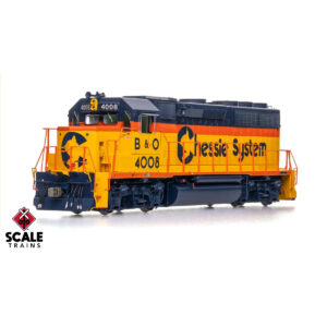 Scale Trains HO Rivet Counter GP40 Chessie System "B&O" w/ DCC & Sound