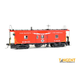 Tangent HO ICC Erie Bay Window Caboose Erie w/ Lights