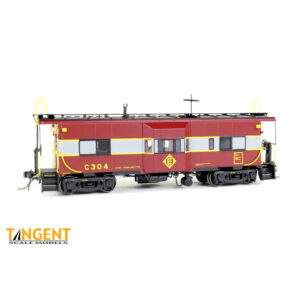 Tangent HO ICC Erie Bay Window Caboose Erie Lackawanna w/ Lights