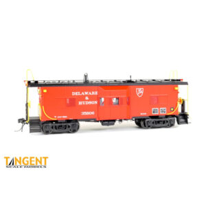Tangent HO ICC Erie Bay Window Caboose Delaware & Hudson "Simplified Repaint" w/ Lights