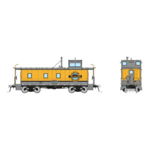 Rapido HO DRGW Steel Riveted Caboose Denver & Rio Grande "Post War Modifications, Single Stripe Scheme" w/ Lights