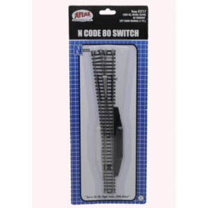 Atlas N - Code 80 #8 Manual Turnout (Left Hand)