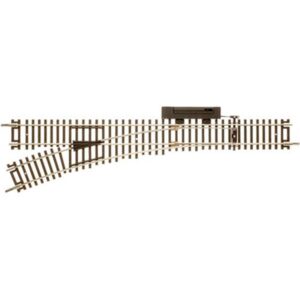 Atlas HO - Code 83 22" Manual Turnout (Left Hand)