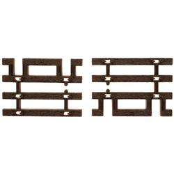 Atlas HO - Code 83 "Flex-Track End Ties" - 6 Pack