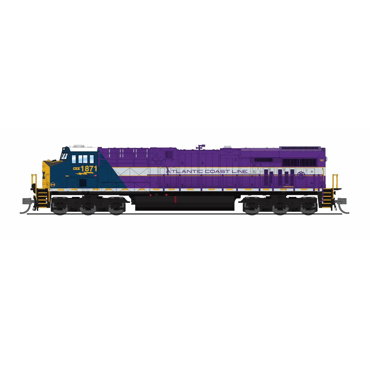 Broadway Limited Paragon 4 N ES44 CSX "ACL Heritage" w/ DCC & Sound #1871