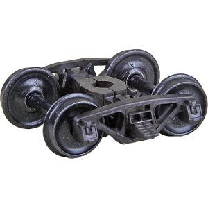 Kadee - 1580 - HO Bettendorf - AAR Self Centering Caboose Trucks w/ 33" Smooth Back Code 88 Semi-Scale Wheels "HGC" - 1 Pair