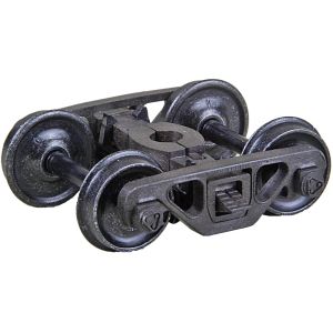 Kadee - 1582 - HO Barber - Bettendorf Self Centering Caboose Trucks w/ 33" Smooth Back Code 88 Semi-Scale Wheels "HGC" - 1 Pair