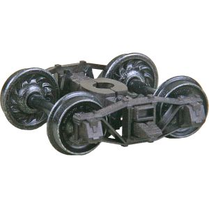 Kadee - 1583 - HO Arch Bar Self Centering Caboose Trucks w/ 33" Ribbed Back Code 88 Semi-Scale Wheels "HGC" - 1 Pair