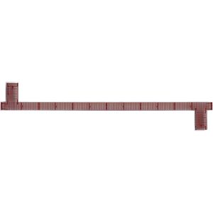 Kadee - 2001 - HO 40' Apex Running Board "Boxcar Red" - 2 Pack