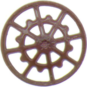 Kadee - 2020 - HO Ajax Brake Wheel "Boxcar Red" - 8 Pack