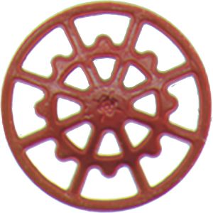 Kadee - 2030 - HO Ajax Brake Wheel "Red Oxide" - 8 Pack