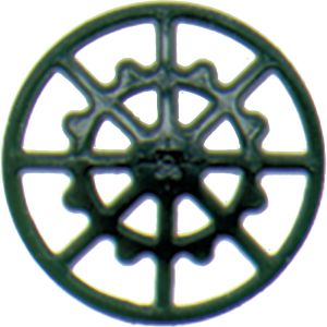 Kadee - 2040 - HO Ajax Brake Wheel "Black" - 8 Pack