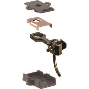 Kadee - 28 - HO 20-Series Plastic Couplers w/ Gearboxes "Medium (9/32") Centerset Shank" - 2 Pairs