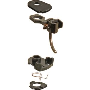 Kadee - 34 - HO 30-Series Plastic Couplers w/ Gearboxes "Short (1/4") Underset Shank" - 2 Pairs