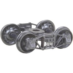 Kadee - 551 - HO Arch Bar Self Centering Metal Fully Sprung Trucks w/ 33" Ribbed Back Wheels - 1 Pair