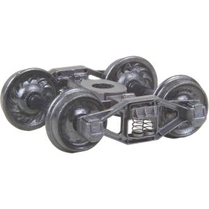 Kadee - 554 - HO Bettendorf T-Section Self Centering Metal Fully Sprung Trucks w/ 33" Ribbed Back Wheels - 1 Pair