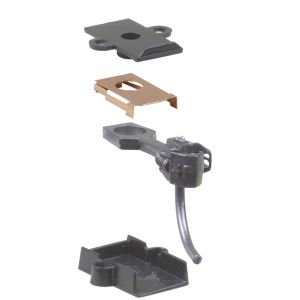 Kadee - 58 - HO "Scale" Metal Couplers w/ Gearboxes "Medium (9/32") Centerset Shank" - 2 Pairs