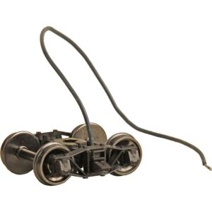 Kadee - 593 - HO Arch Bar Electrical Pickup Self Centering Caboose Trucks w/ 33" Smooth Back Wheels "HGC" - 1 Pair