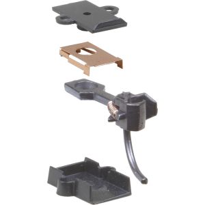 Kadee - 9 - HO Scale Metal Couplers w/ Gearboxes "Medium (9/32") Centerset Shank - Truck Mounted" - 2 Pairs