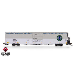 Scale Trains N Rivet Counter Trinity 82' 7883 Reefer BNSF "Patched w/ Icicles, Late Thermo King HVAC"
