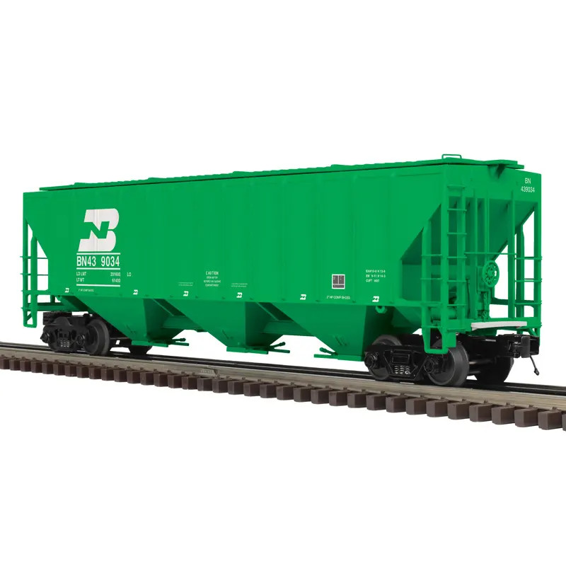 Atlas O Premier 3 Rail PS 4427 High Side Covered Hopper Burlington Northern "3 Line"