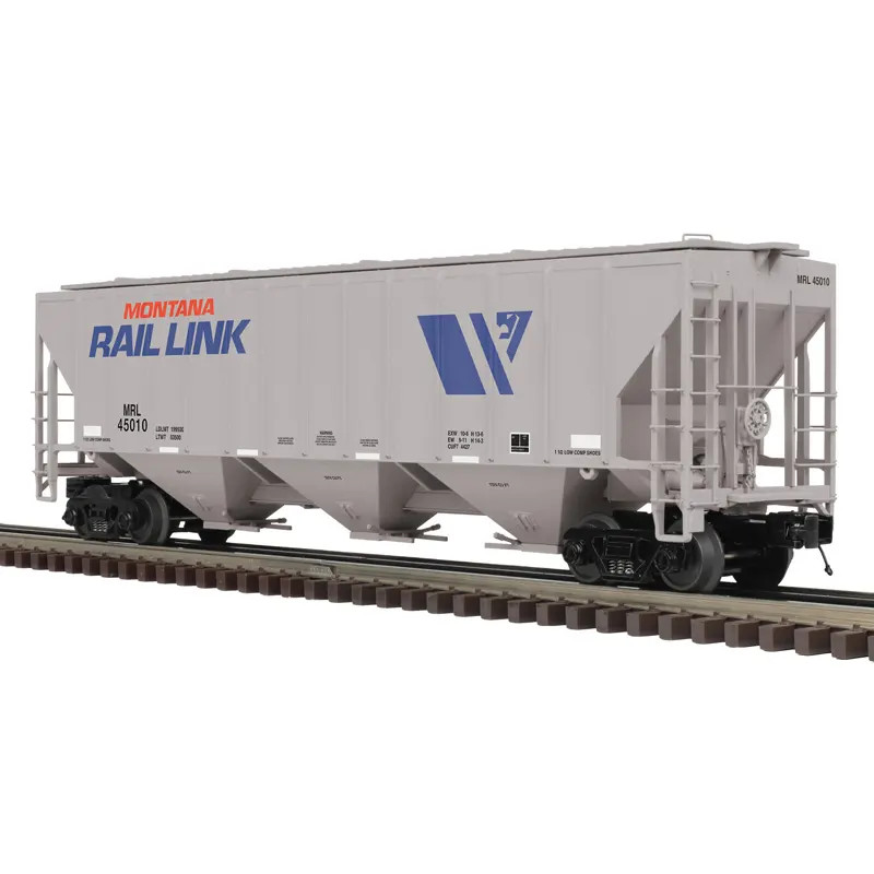 Atlas O Premier 2 Rail PS 4427 High Side Covered Hopper Montan Rail Link "Gray"