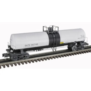 Atlas O Master 3 Rail 17,360 Gallon Tank Car GATX "White & Black