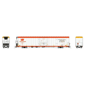 Rapido HO 72' Greenbrier 7780 Reefer Cryo-Trans "Yellow End" w/ Sound