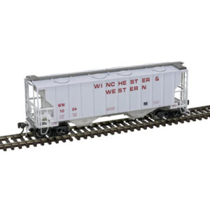 Atlas HO Portec 3000 Covered Hopper Winchester & Western "Gray"