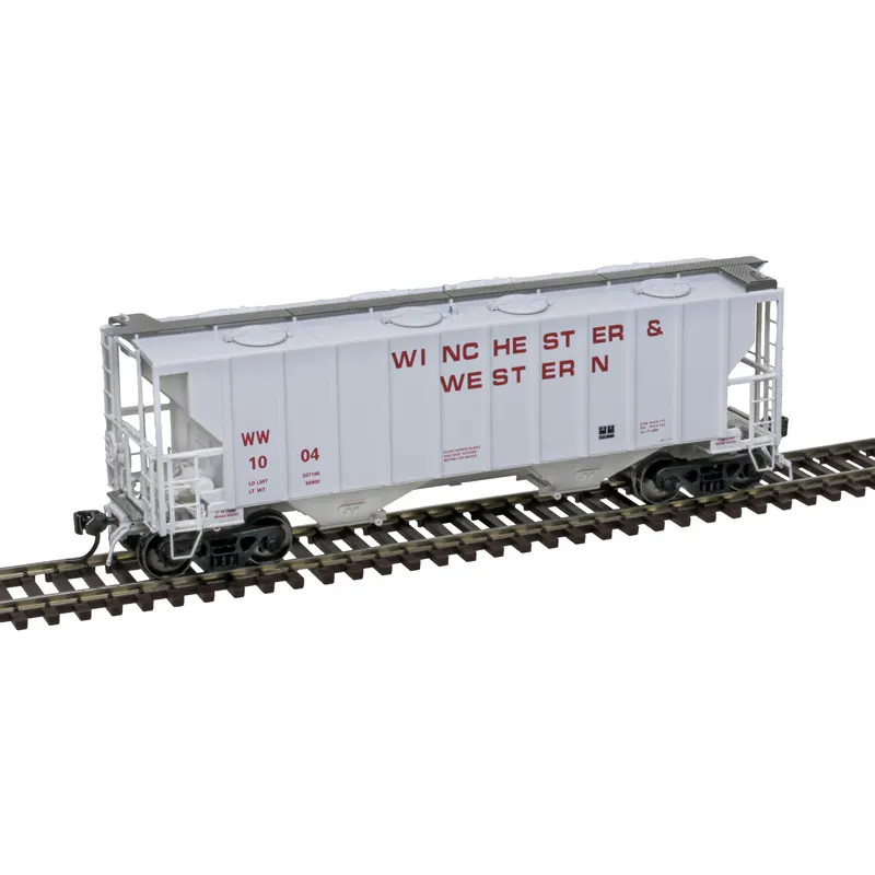 Atlas HO Portec 3000 Covered Hopper Winchester & Western "Gray"