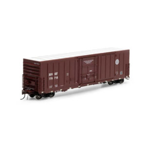 Athearn Genesis HO 50' PC&F Box Car BNSF "Rib Side w/ 10' 6" Door"