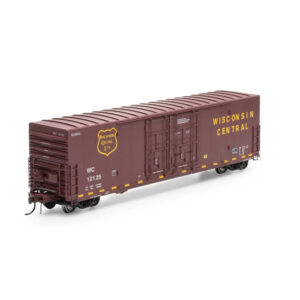 Athearn Genesis HO 50' PC&F Box Car Wisconsin Central "Riveted Side w/ 8' & 6' Youngstown Doors"